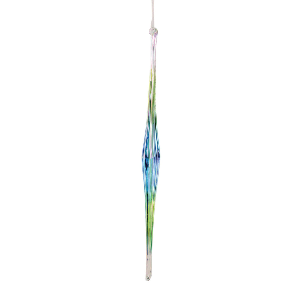 Iridescent Icicle Orn
