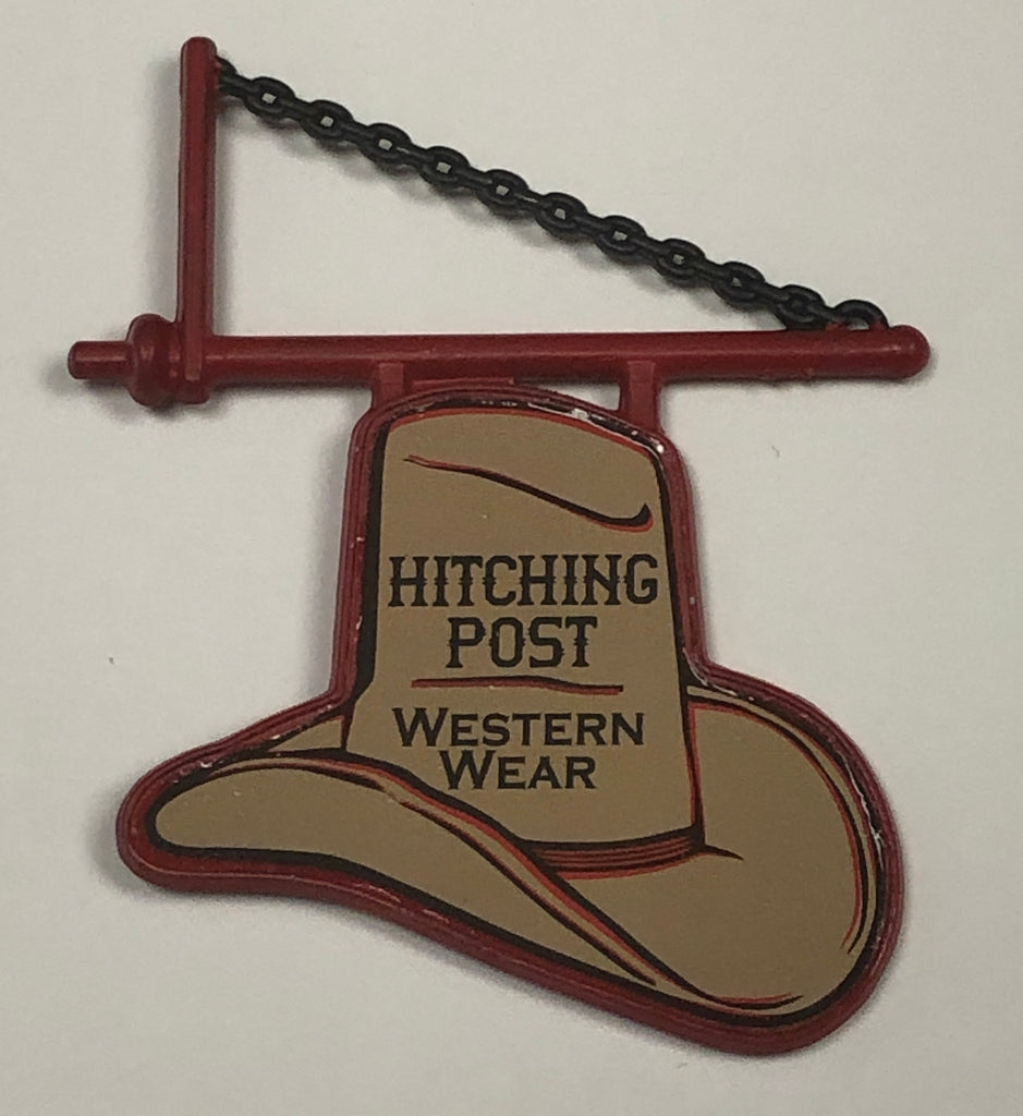 Hitching Post Hanging Sign