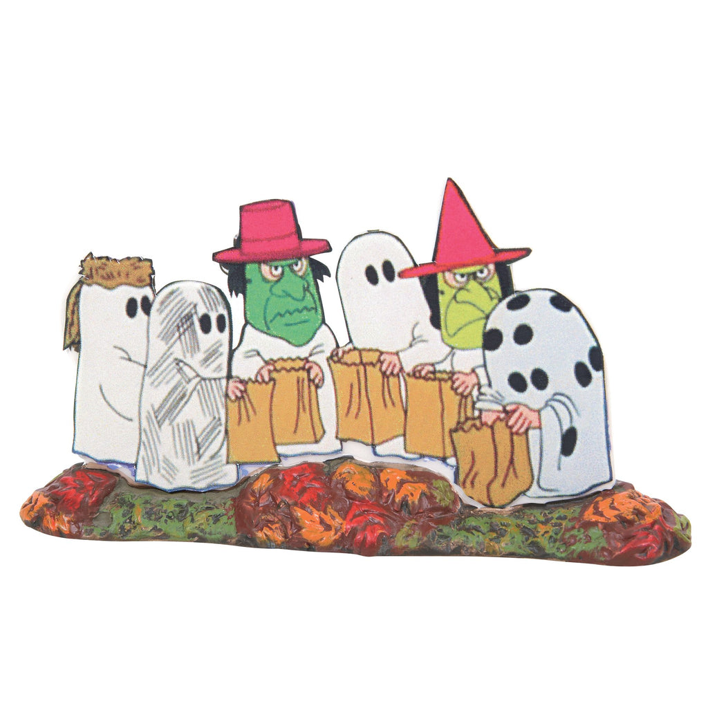 Snow Village Halloween Trick or Treat Lane Peanuts 6007640
