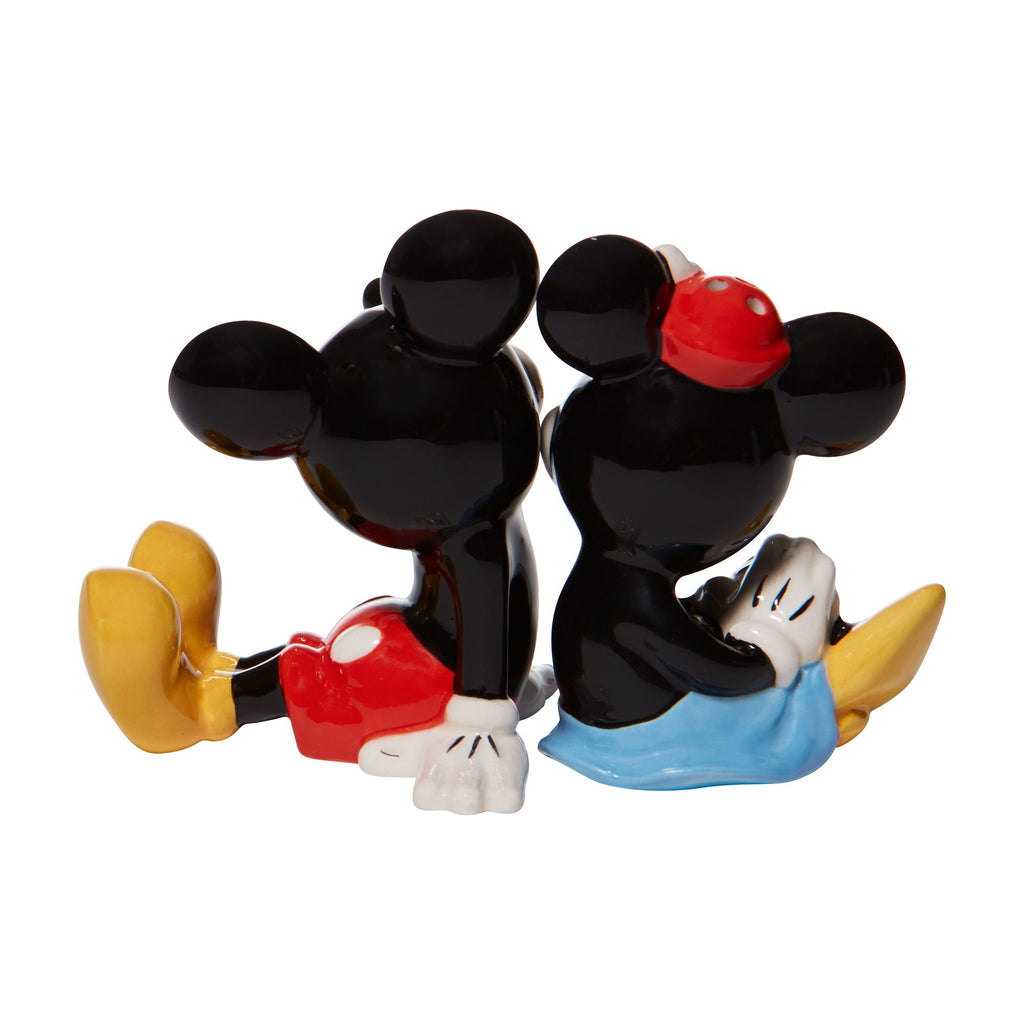 Disney Parks Mouse Ware Mickey And Minnie Tea Cup Salt And Pepper