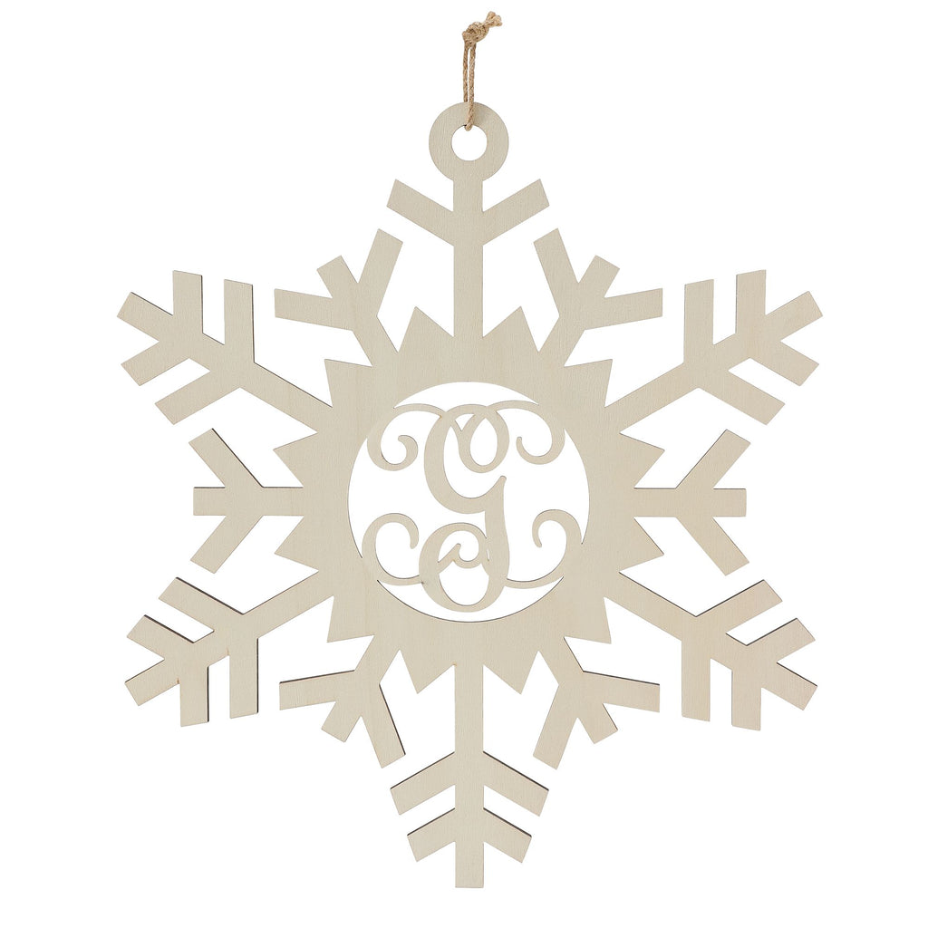 G Monogram Snowflake
