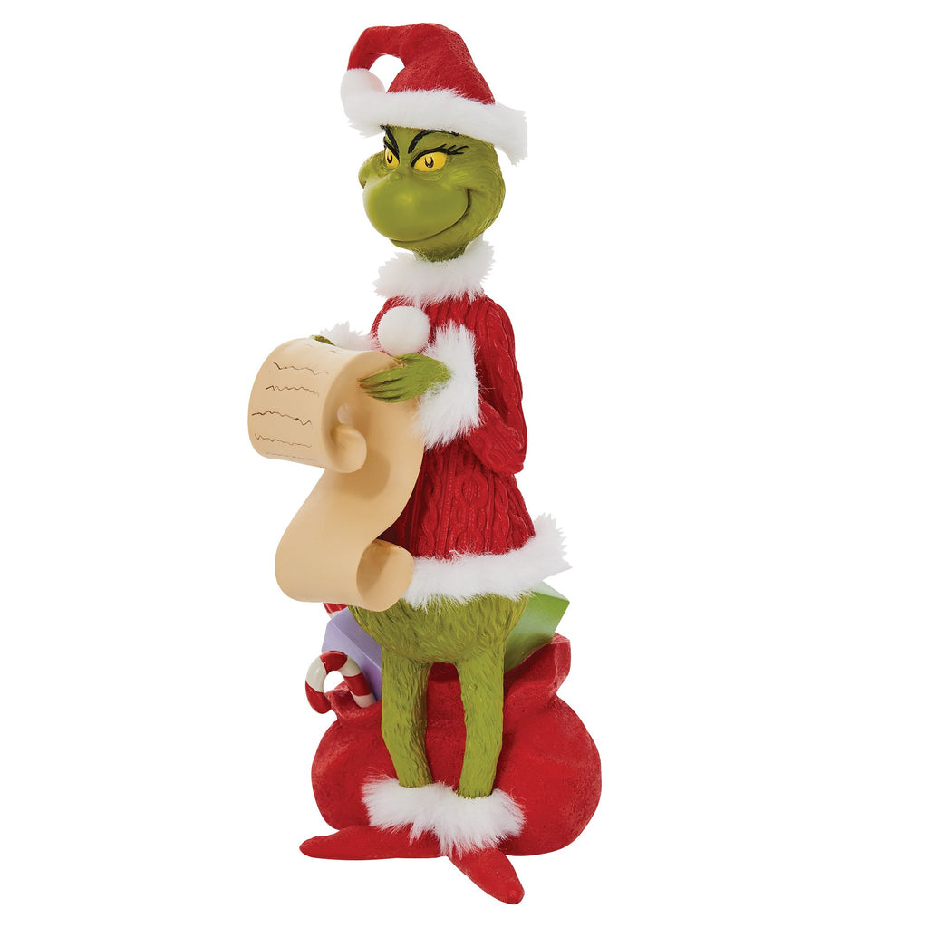 Grinch Grinch Checking His List 6010972 – Department 56 Official Site