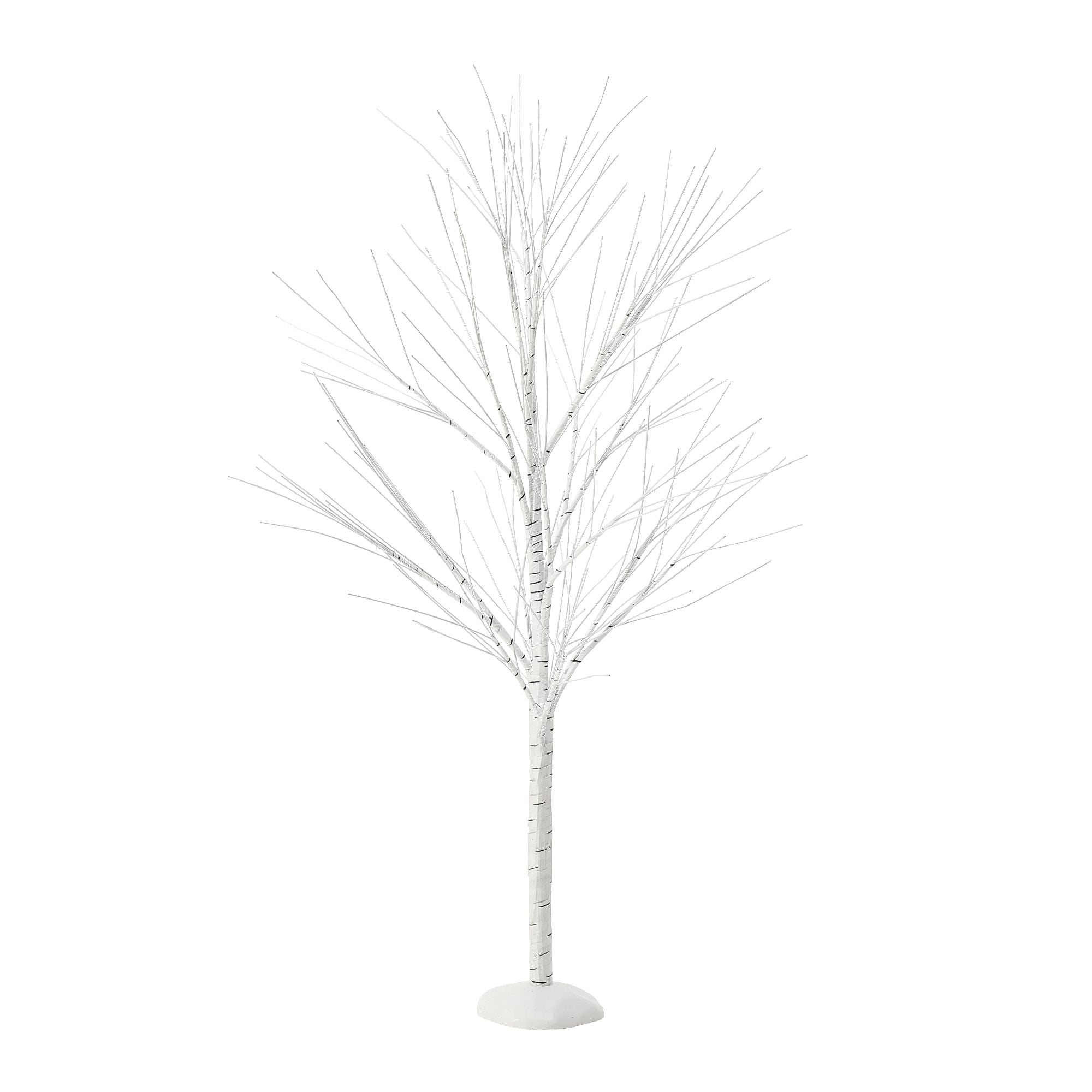 Department 56 fiber optic woods white selling trees