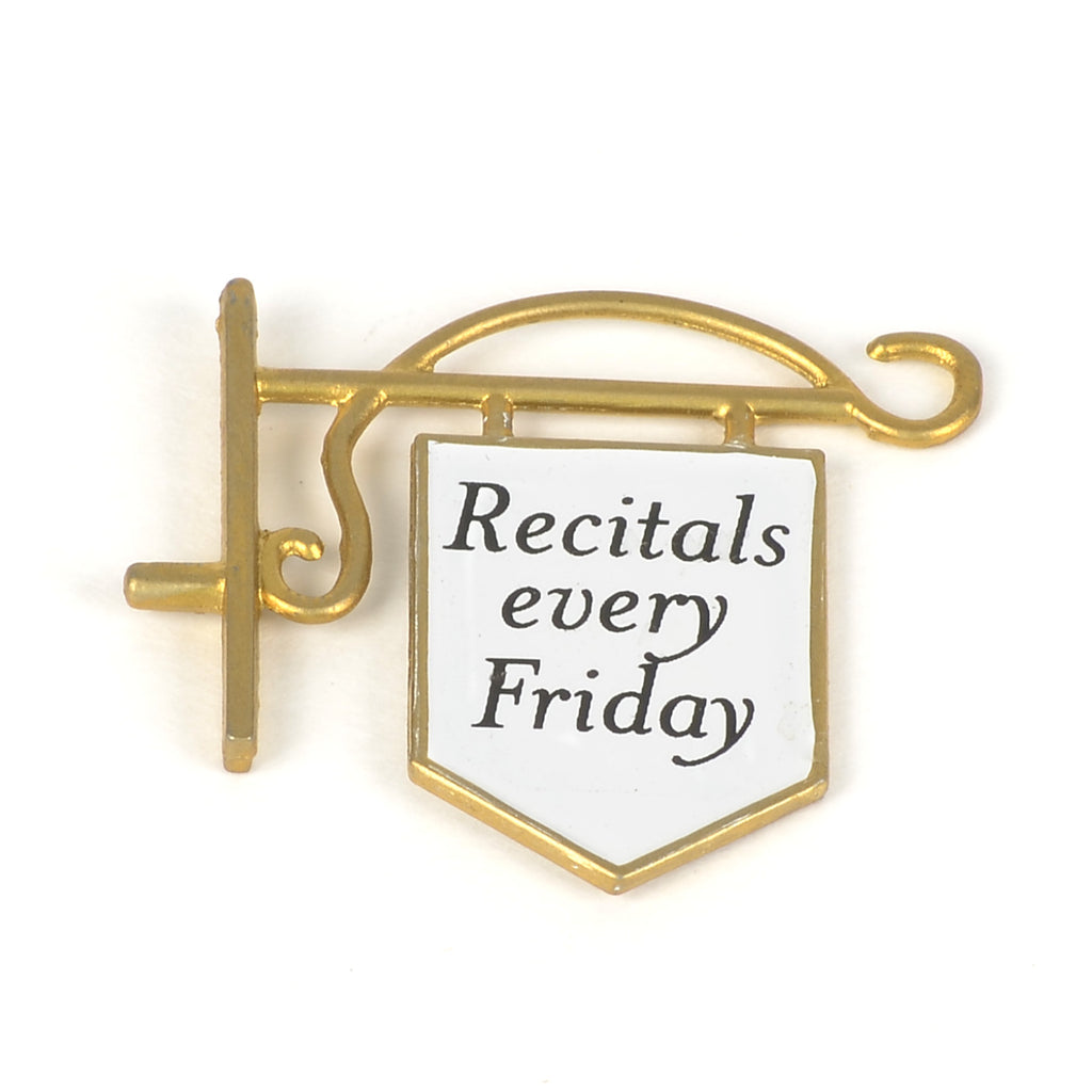 Twinkle Toes Ballet Academy "Recitals every Friday" Sign