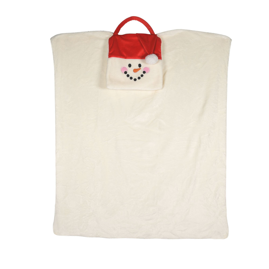 Snowman Travel Blanket